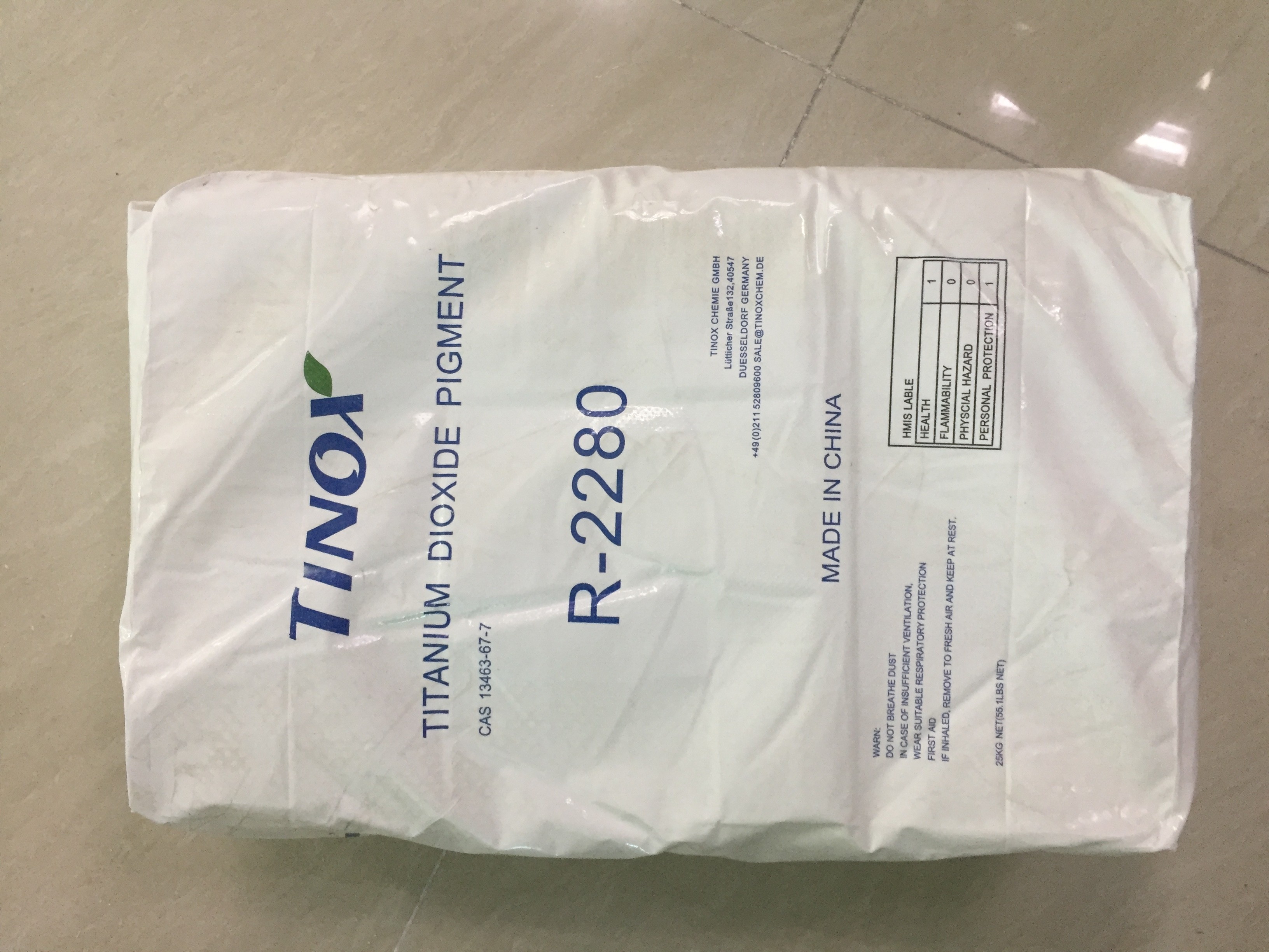 China High Volatile R-2280 Tio2 Rutile Titanium Dioxide Pigment For Polypropylen PP on sale