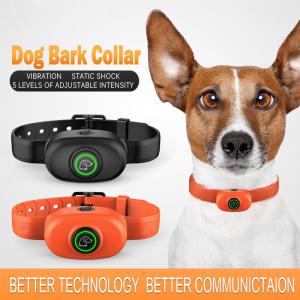 China Sustainable Stop Barking Dog Collar Harmless Lightweight Training Smart Deterrent Devices 190g on sale