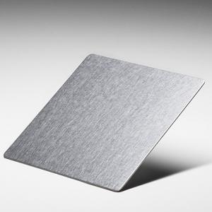 China AISI 0.8mm 201 304 316 1219mm Brushed Vibration Stainless Steel Panel on sale