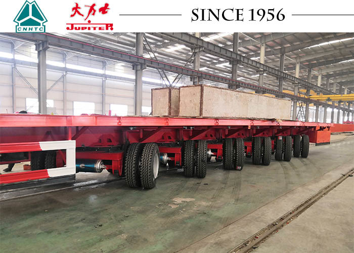 China 80T 62m Extended Flatbed Trailer For Wind Turbine Blade Transport on sale