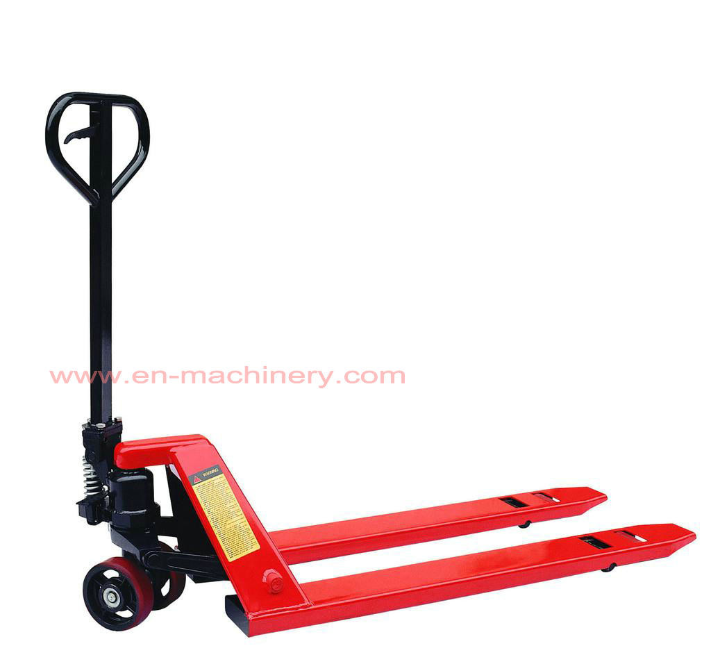 China Hand Pallet Trucks with PU Wheels 3000kgs and hand Power Pallet Truck on sale