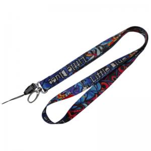 China Advertising Lanyard Business Card Holder Washable Silk Screen Printing on sale
