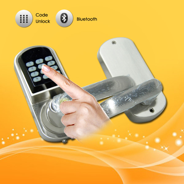 China Digital Fingerprint Door Lock System , Electronic Door Locks For Homes on sale