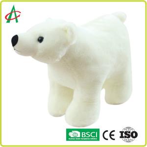 Best 12 inches Cuddle Stuffed Toys , SNAS Polar Bear Stuffed Animal wholesale