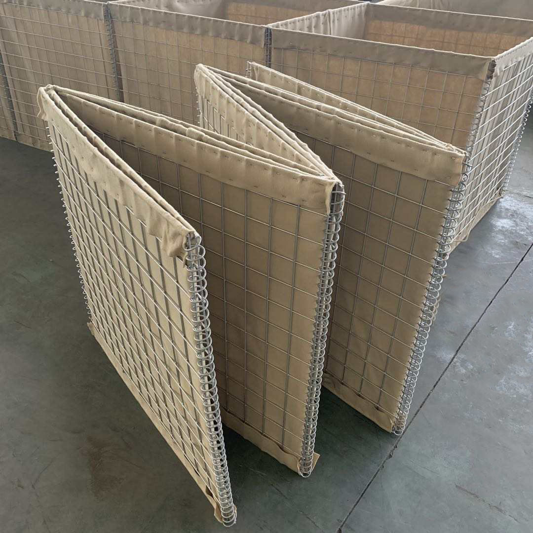China Welded 4mm Wire Mesh Box Military Defense Gabion Barrier on sale