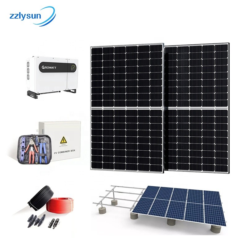China Commercial On Grid Solar Power System 100KW 200KW 300KW 500KW on sale