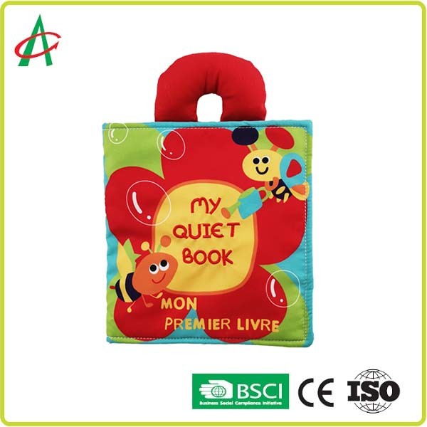 Best ISO BSCI Family Early Education 3d Cloth Book Polyester fabric wholesale