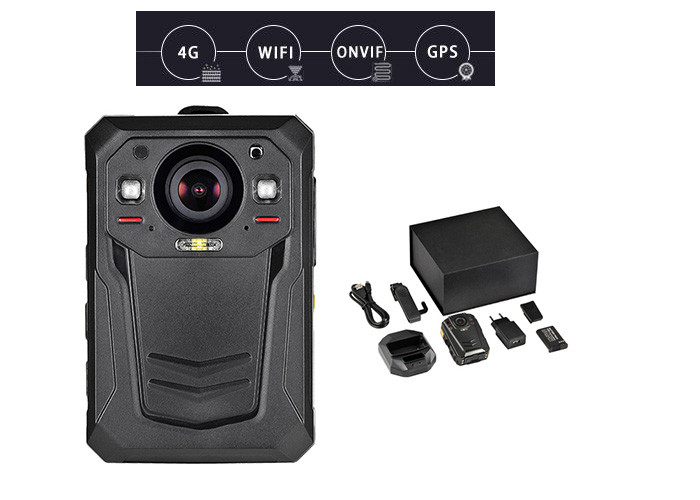 Best 3500mAh battery powered H.264 IR Night Vision 4G Body Worn Camera wholesale