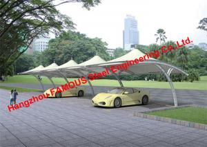 China Custom Tension Fabric Structural Carport Menbrane for Stadium / Airport on sale