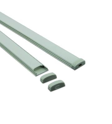 China 1m Bendable Led Aluminum Extrusion,Anodized flexible Led Profile, Silvery Bendable Led aluminium Extrusion on sale