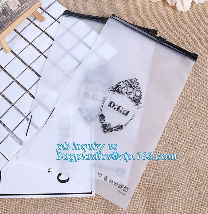 Best Custom Packaging Clear PVC Jelly Bag with Plastic Slider k PVC Storage Cosmetics Packing Bag, white logo small pla wholesale