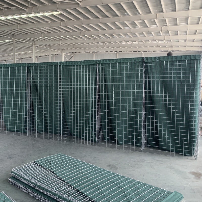 China Gabion 2mm Military Barrier Welded Hesco Sand Wall on sale