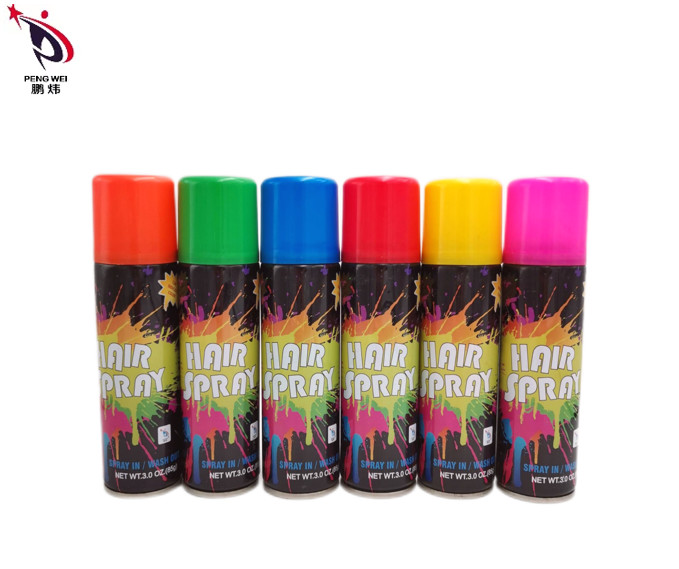 China 150ml Multiscene Party Hair Colour Spray , Harmless Temporary Hair Dye Color Spray on sale