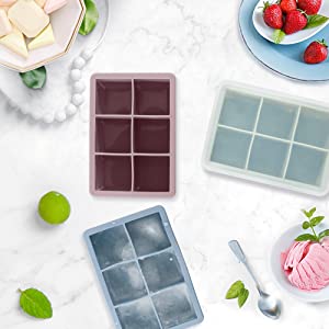  Ice Cube Trays 3 Pack
