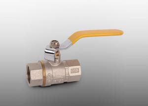 China NPT/BSP Female Thread Forged Brass Ball Valve With Steel Pack Nut on sale