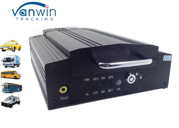 China G-sensor portable vehicle digital video recorder 4ch HDD DVR with CE / FCC on sale
