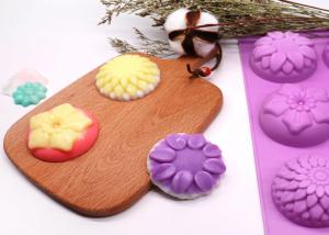 China Silicone Molds Flower Soap Mold Candy Molds Chocolate Molds Biscuit Cake Mold Ice Cube Tray on sale