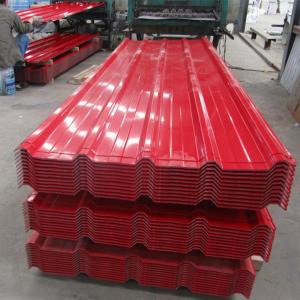 Best 0.5mm Pre-painted Galvanized Steel Roofing Sheet in Red Color for Building Roof Cover wholesale