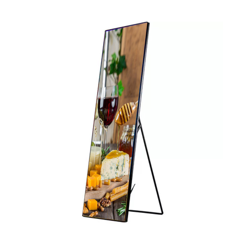 Best P2.5 Smart Led Poster Display 1100cd 280*210mm For Indoor Shopping Mall wholesale