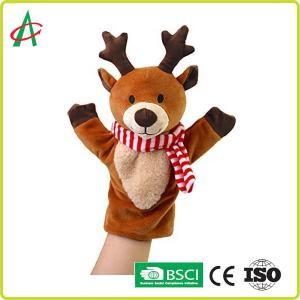 Best BSCI Full Handcraft Sewing Plush Hand Puppets For Christmas wholesale