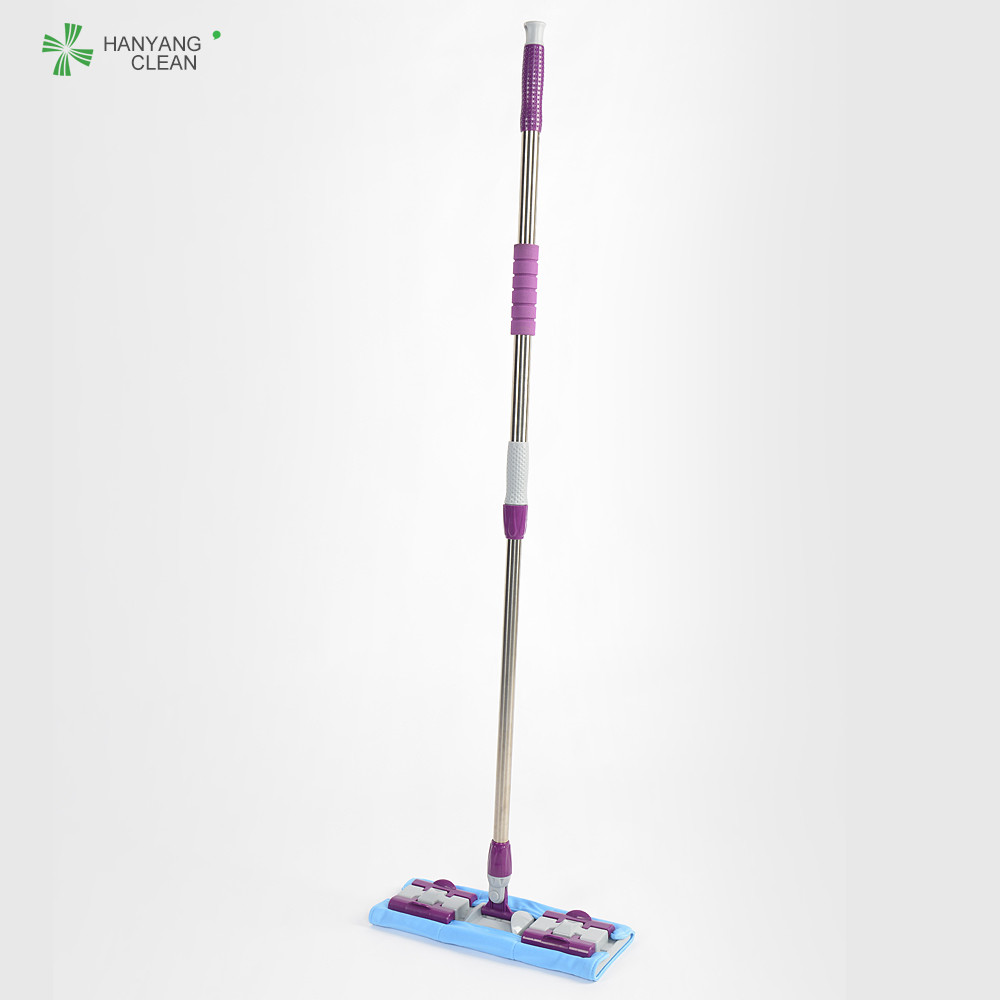Best Lint Free Reusable Cleanroom Flat Cleaning Mop With Replaceable Microfiber Cloth wholesale