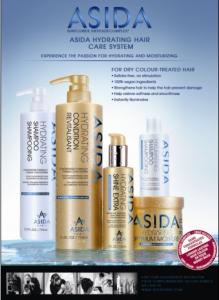 China ASIDA Hydrating keratin treatment hair shampoo and conditioner on sale