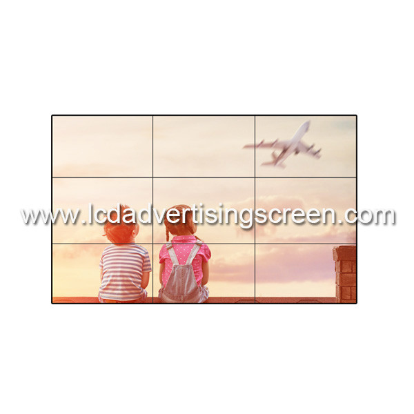 China Frameless Tv 55 Inch Lcd Video Wall 1.7mm Bezel Size Adveritising Screen Display on sale