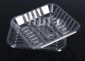 China Recyclable clear Disposable PP material  Plastic Boxes for food packaging tray on sale