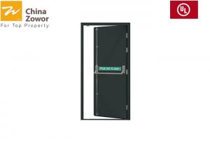 China Steel 90Min Panic Bar FD30 Frameless Fire Rated Doors on sale