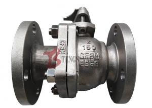 China Stainless Steel Soft Seated Ball Valve , CF8M Manual Ball Valve FB 150LB on sale