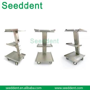 Best Dental Surgical Instruments Tool Cart / Dental Stainless Steel mobile cart wholesale