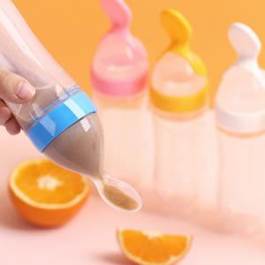 Best Baby Silicone Squeeze Spoon 90ml Children'S Food Complementary Bottle wholesale