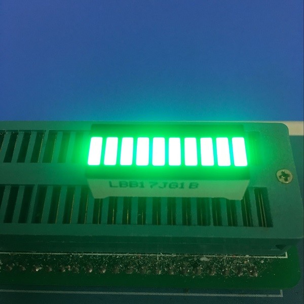 China Pure Green 10 LED Light Bar 120MCD - 140MCD Luminous Intensity on sale