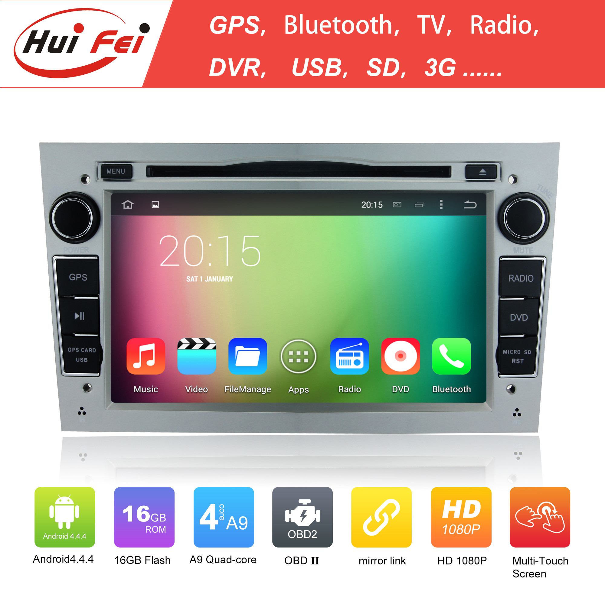 China 2015 With Wholesale Price Android Car Head Unit For Opel Astra Double Din 1024*600 Pixel on sale