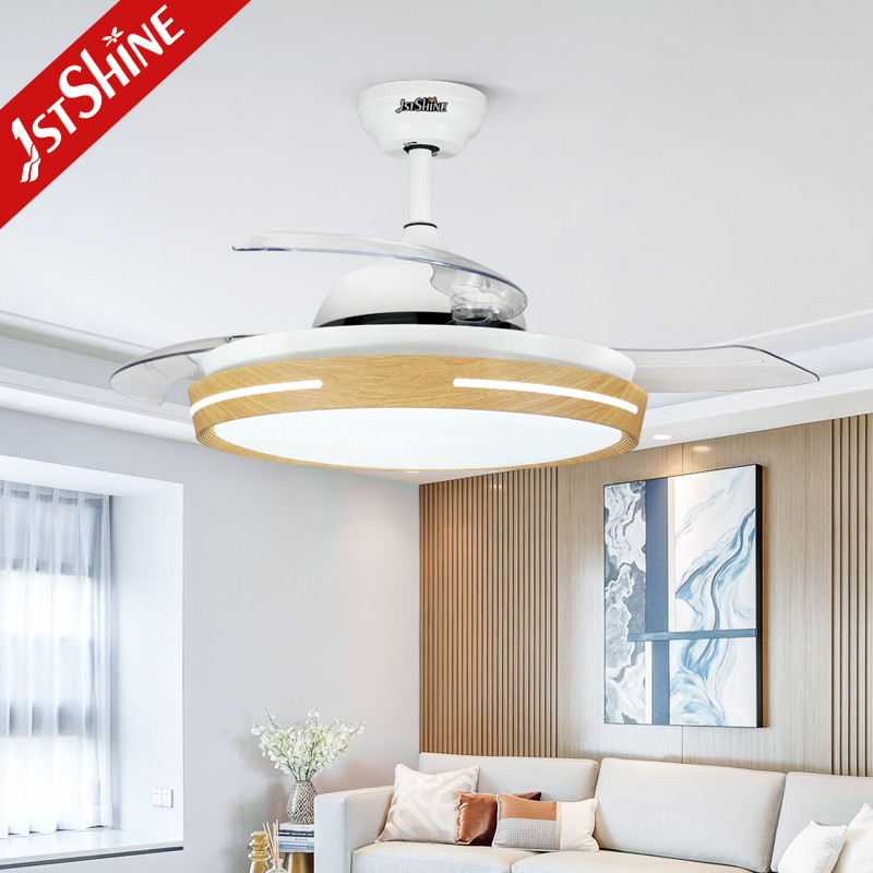 China Smart 42 Inch LED Invisible Ceiling Fan For Bedroom And Living Room on sale