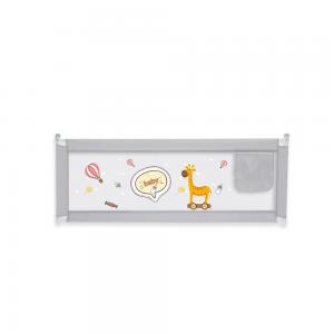 China Grey Cute 1.5m 1.8m Giraffe Bed Guard Rail For Infant on sale