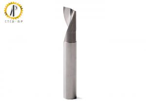 China Solid Tungsten Carbide Single Flute End Mill HRC45 on sale
