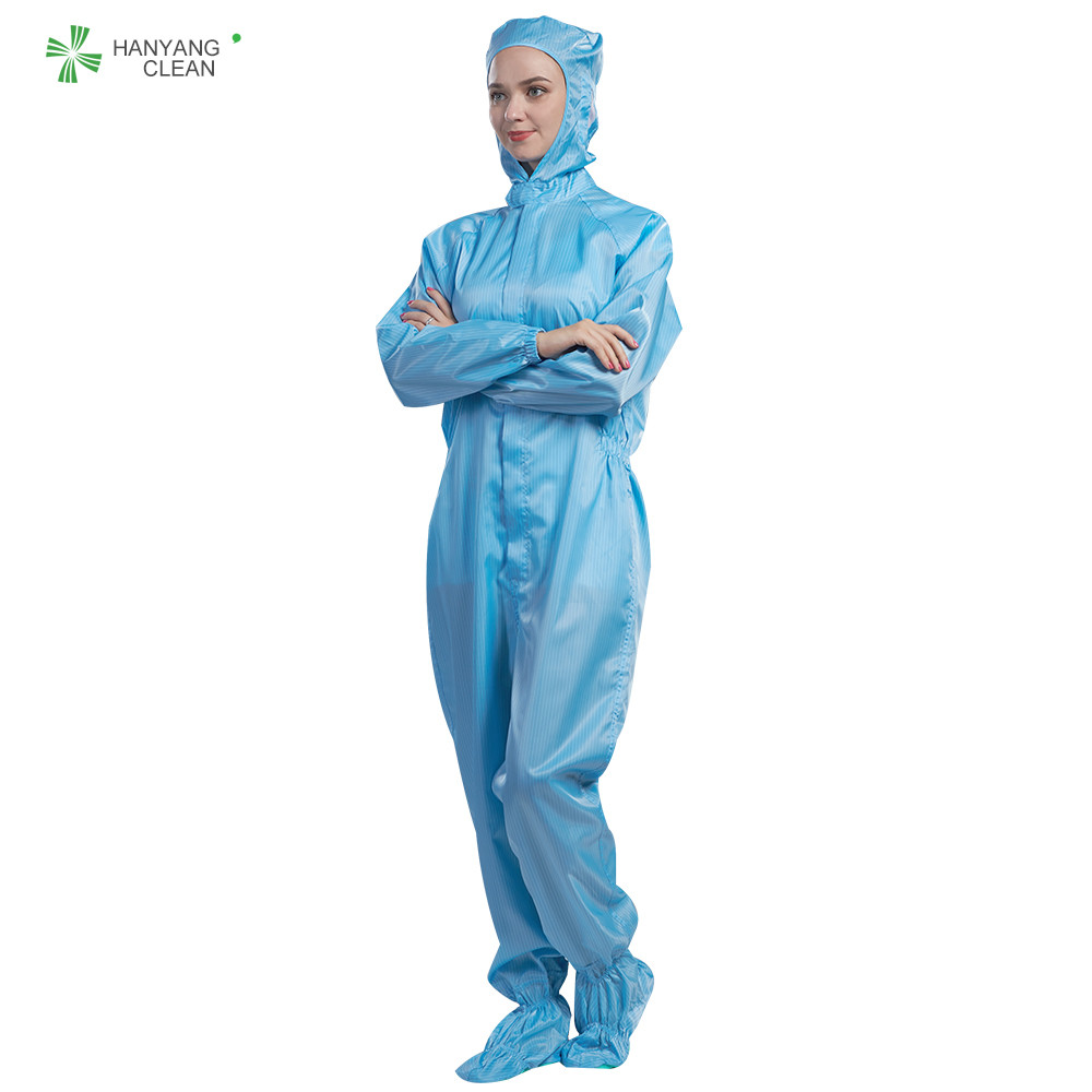 Best Hooded cleanroom ESD coverall for the higher cleanroom of pharmaceutical industry wholesale