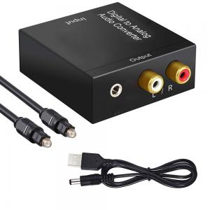 China 96KHz Optical Digital Stereo Audio SPDIF Toslink Coaxial Signal To Analog Converter on sale