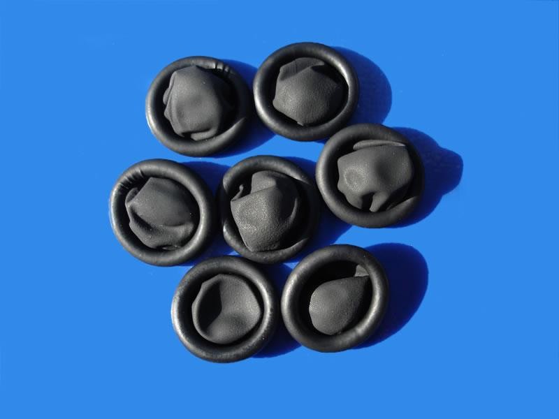 Best black conductive textured powder free finger cot SML available wholesale