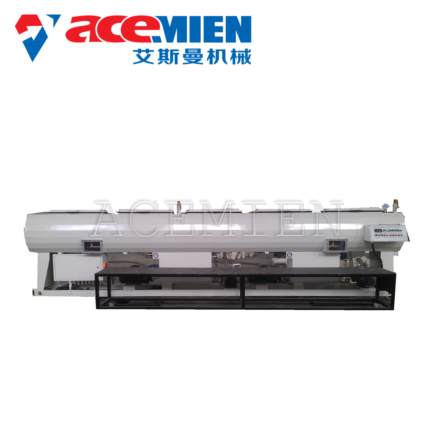 China Double Screw Plastic Pipe Extrusion Machine , PVC Pipe Extrusion Line Durable on sale