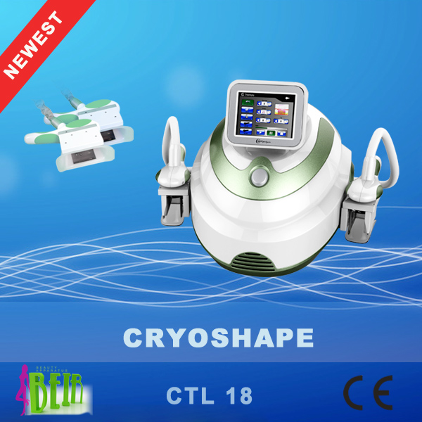 Cheap dual handles cryolipolysis newest lipofreeze lipolaser freezing fat slimming machine for sale for sale
