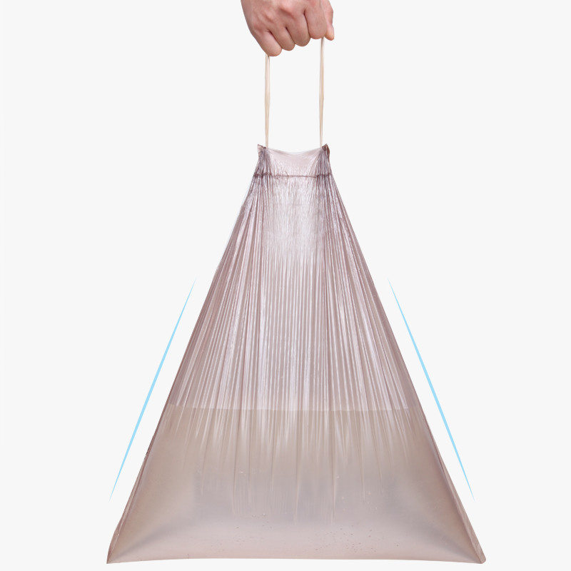 China Drawstring 13 Gallon Garbage Bags , Biodegradable Trash Bags HDPE Material on sale