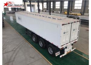 Best High - Tensile Steel Flatbed Container Trailer With Water Proof Design wholesale
