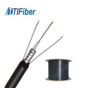 China GYXTW Outdoor 12 core single mode fiber optic cable OEM Black color on sale