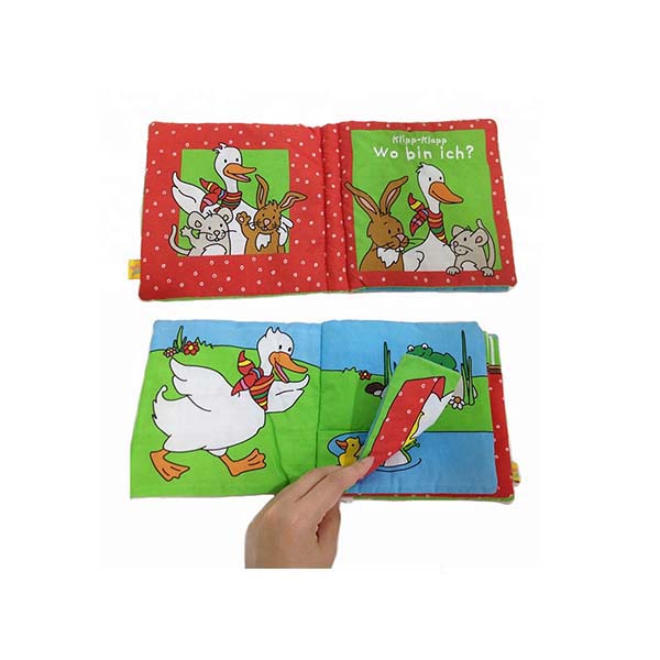 20cmx20cm Soft Books For Infants 3D Design Soft Cotton Fabric