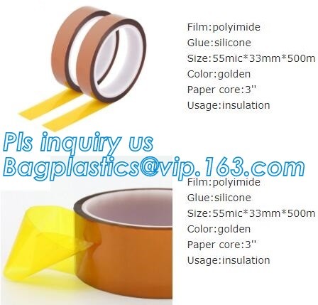 Pet Double Sided Adhesive Tape Red Mopp Film Has High Temperature Resistance