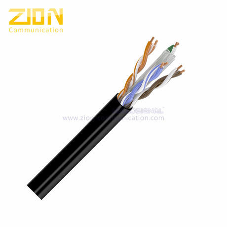 U/UTP CAT6 BC PE 23AWG Copper Conductor HDPE Category 6 Ethernet Cable PE Jacket CPR NO7112201