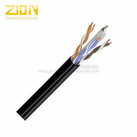Cheap U/UTP CAT6 BC PE 23AWG Copper Conductor HDPE Category 6 Ethernet Cable PE Jacket CPR NO7112201 for sale