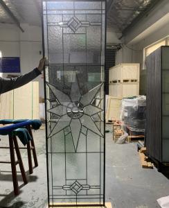 China Customized Size  Door Glass Insert For entry Doors Patna Caming on sale